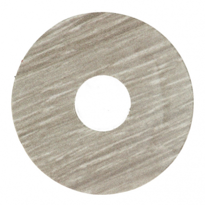 Zelfkl. rozet (17 mm) ger. eik wit geolied (10 st.)