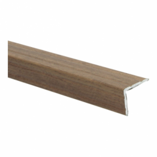 Duo-hoeklijn zelfkl 24,5x30mm eiken donker geolied