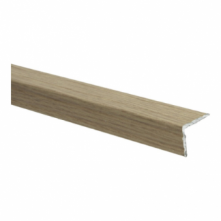 Duo-hoekl zelfkl 24,5x30mm licht geborsteld eiken