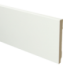 MDF plint recht 120x12 wit gefolied