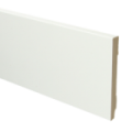 MDF plint recht 120x12 wit gefolied