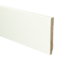 MDF plint recht 120x15 wit gefolied