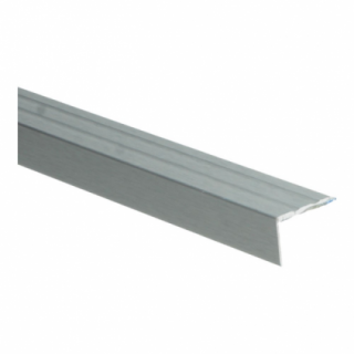 Hoeklijnprofiel zelfkl. 17 mm zilver geborsteld 3 m¹