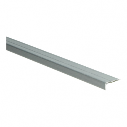 Hoeklijnprofiel zelfkl. 10 mm zilver geborsteld 3 m¹
