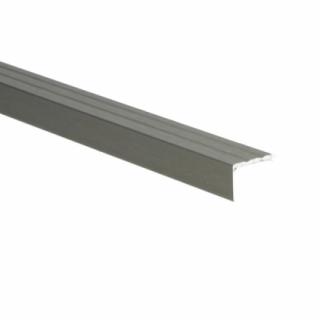 Hoeklijnprofiel zelfkl. 17 mm RVS geborsteld 3 m¹