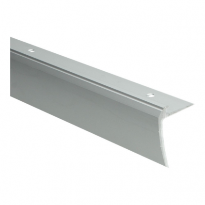 Trapneusprofiel 852 tbv 5 mm PVC zilver