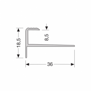 Küberit 810 trapneus 8,5 mm F2 RVS
