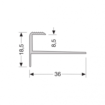 Küberit 810 trapneus 8,5 mm F2 RVS