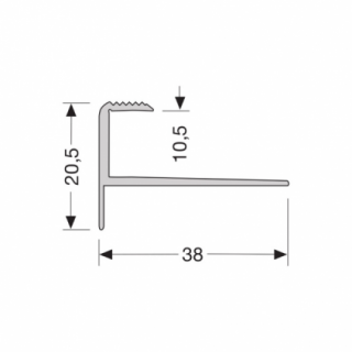 Küberit 811 trapneus 10,5 mm F4 zilver