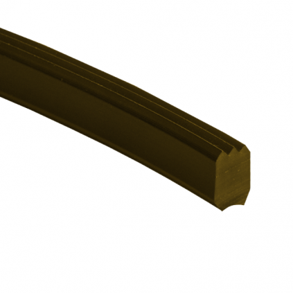 Trap antislipprofiel bruin 8x11mm (infrezen)