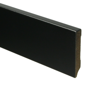 MDF Moderne plint 70x12 voorgelakt RAL 9005