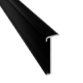 Trapneusprofiel 845 14x43mm tbv 2-3mm PVC zwart
