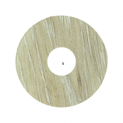 Zelfkl. rozet (17 mm) verouderd eiken nat. (10 st.)