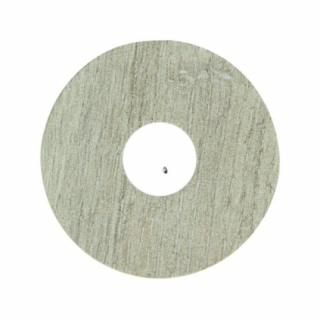Zelfkl. rozet (17 mm) oud eiken bruingrijs (10 st.)