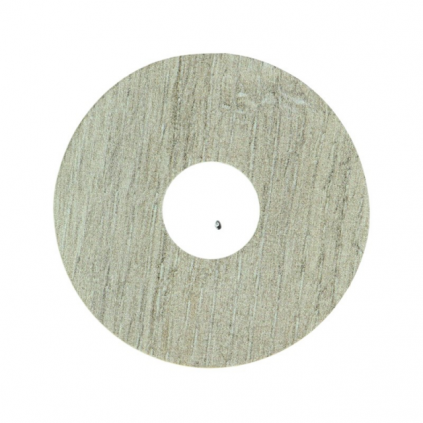 Zelfkl. rozet (17 mm) oud eiken bruingrijs (10 st.)