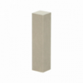 Hoek/eindstuk folie 4st. beige beton donker