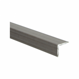 Duo-hoekl. zelfkl. 24,5x30mm beton gepol. koper