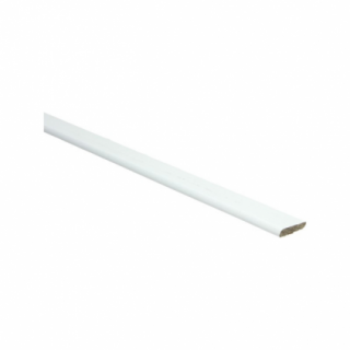 Afwerklijst met plakstrip wit RAL 9016