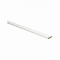 Afwerklijst met plakstrip wit RAL 9010