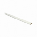 Afwerklijst met plakstrip wit RAL 9001
