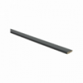 Afwerklijst met plakstrip zwart RAL 9005