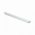 Afwerklijst met plakstrip beton wit
