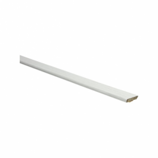 Afwerklijst met plakstrip eiken katoen wit
