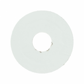 Zelfkl. rozet (17 mm) wit RAL 9016 (10 st.)