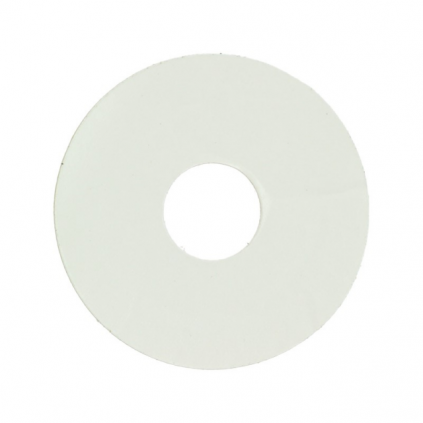 Zelfkl. rozet (17 mm) wit RAL 9010 (10 st.)