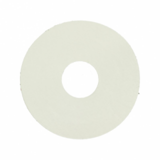 Zelfkl. rozet (17 mm) wit RAL 9001 (10 st.)