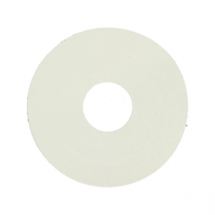 Zelfkl. rozet (17 mm) wit RAL 9001 (10 st.)