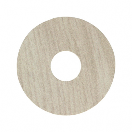 Zelfkl. rozet (17 mm) eiken beige (10 st.)