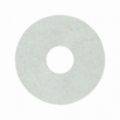 Zelfkl. rozet (17 mm) beton wit (10 st.)