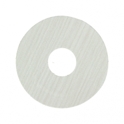 Zelfkl. rozet (17 mm) eiken katoenwit (10 st.)