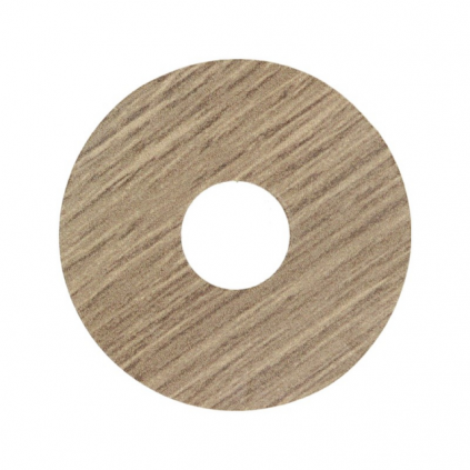 Zelfkl. rozet (17 mm) marquant eiken bruin (10 st.)