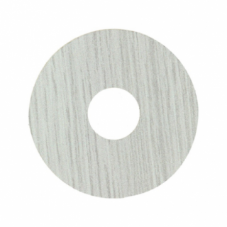 Zelfkl. rozet (17 mm) eiken wit grijs (10 st.)