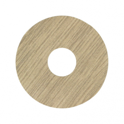 Zelfkl. rozet (17 mm) licht eiken naturel (10 st.)