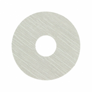 Zelfkl. rozet (17 mm) eiken beige wit (10 st.)