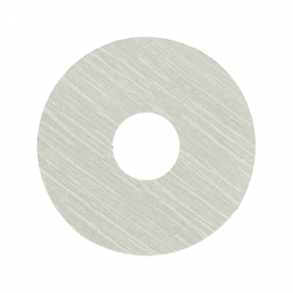 Zelfkl. rozet (17 mm) eiken beige wit (10 st.)