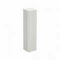 Hoek/eindstuk folie 4st. wit RAL 9010