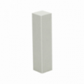 Hoek/eindstuk folie 4st. wit RAL 9001