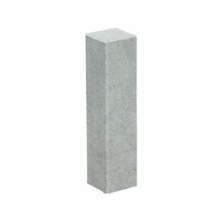 Hoek/eindstuk folie 4st. beton wit
