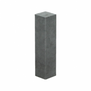 Hoek/eindstuk folie 4st. beton grijs