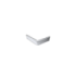 Inschuif trapprof 845 hoek 90gr tot 3mm PVC zilver