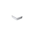 Inschuif trapprof 845 hoek 90gr tot 3mm PVC zilver