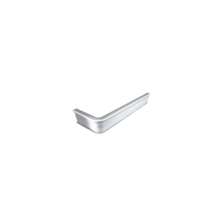 Inschuif trapprof 845 hoek links 3mm PVC zilver