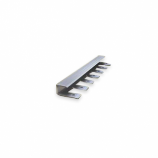 Buigbaar U-profiel 12-13,2 mm zilver