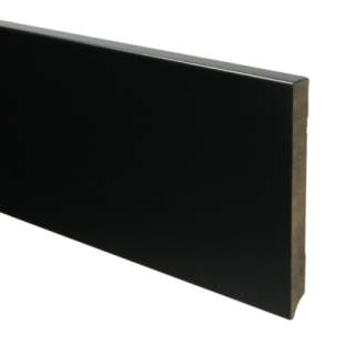 MDF Moderne plint 150x15 voorgelakt RAL 9005