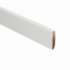 Meranti plint recht 55x10 mm wit gegrond