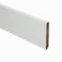 Meranti plint recht 90x10 mm wit gegrond